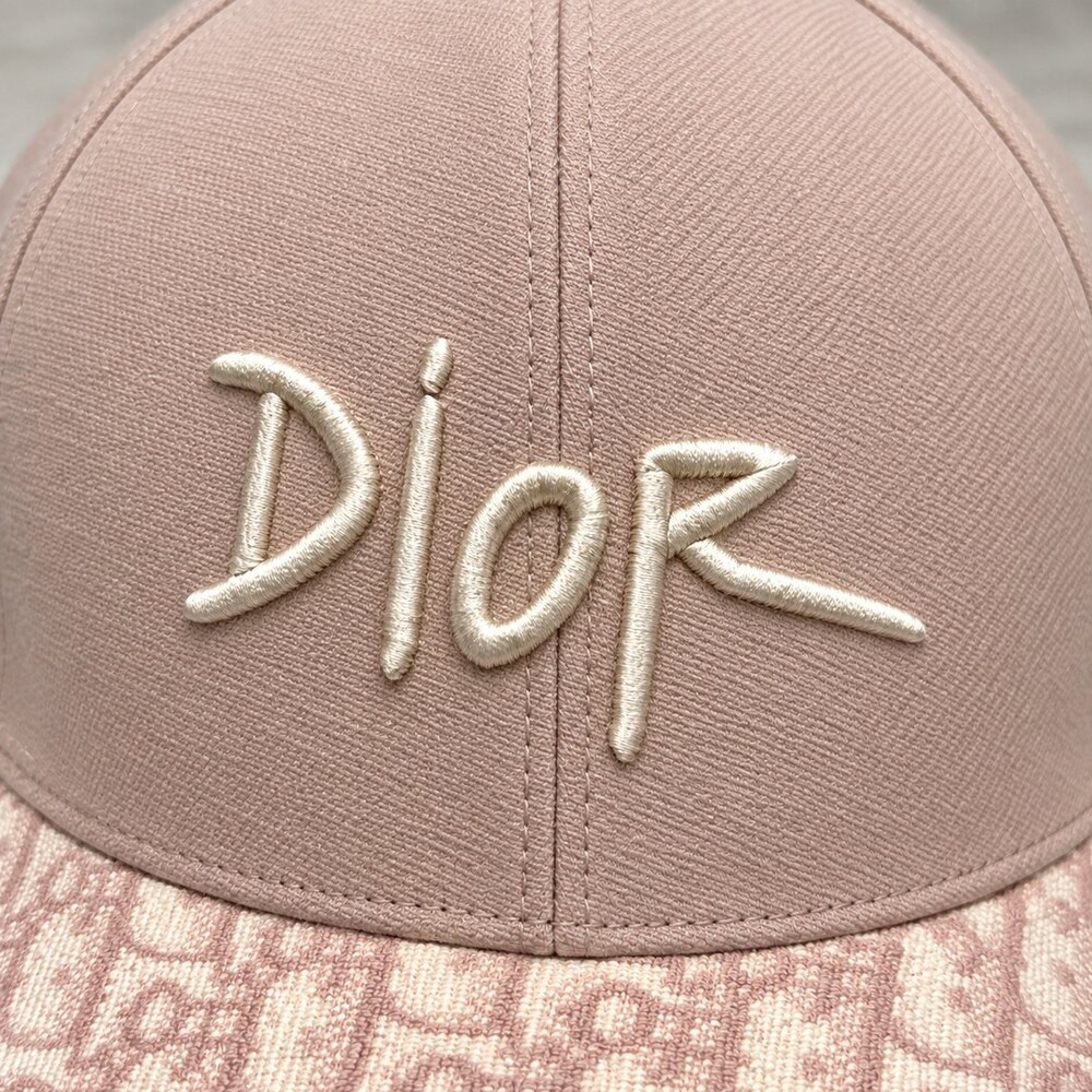 Dior Pink Jacquard Baseball Cap - Picture 5 of 6
